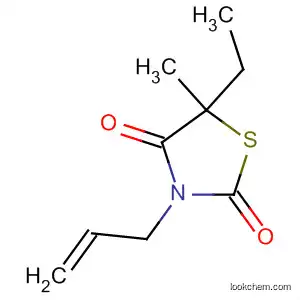Molecular Structure of 89295-70-5 (2,4-Thiazolidinedione, 5-ethyl-5-methyl-3-(2-propenyl)-)