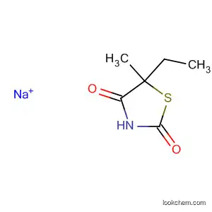 Molecular Structure of 89295-73-8 (2,4-Thiazolidinedione, 5-ethyl-5-methyl-, sodium salt)