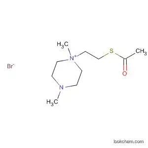 Molecular Structure of 89329-38-4 (Piperazinium, 1-[2-(acetylthio)ethyl]-1,4-dimethyl-, bromide)