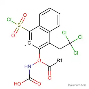 Molecular Structure of 89347-84-2 (Carbamic acid, [1-(chlorosulfonyl)-2-naphthalenyl]-, 2,2,2-trichloroethyl
ester)