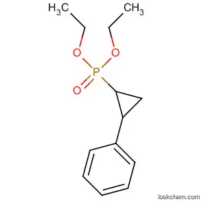 Molecular Structure of 89352-09-0 (Phosphonic acid, (2-phenylcyclopropyl)-, diethyl ester, cis-)