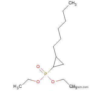 Molecular Structure of 89352-11-4 (Phosphonic acid, (2-hexylcyclopropyl)-, diethyl ester, trans-)
