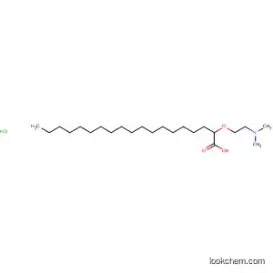 Molecular Structure of 89367-97-5 (Nonadecanoic acid, 2-[2-(dimethylamino)ethoxy]-, hydrochloride)