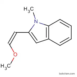 Molecular Structure of 89369-40-4 (1H-Indole, 2-(2-methoxyethenyl)-1-methyl-, (Z)-)