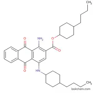 Molecular Structure of 89369-53-9 (2-Anthracenecarboxylic acid,
1-amino-4-[(4-butylcyclohexyl)amino]-9,10-dihydro-9,10-dioxo-,
4-butylcyclohexyl ester)