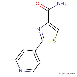 Molecular Structure of 89401-57-0 (2-(4-PYRIDINYL)-1,3-THIAZOLE-4-CARBOXAMIDE)