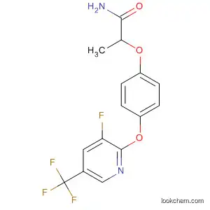 Molecular Structure of 89402-31-3 (Propanamide,
2-[4-[[3-fluoro-5-(trifluoromethyl)-2-pyridinyl]oxy]phenoxy]-)
