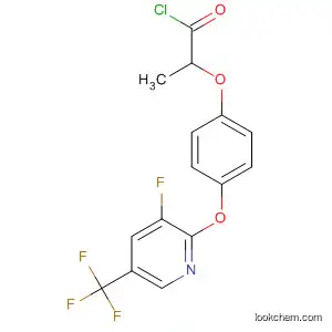 Molecular Structure of 89402-33-5 (Propanoyl chloride,
2-[4-[[3-fluoro-5-(trifluoromethyl)-2-pyridinyl]oxy]phenoxy]-)