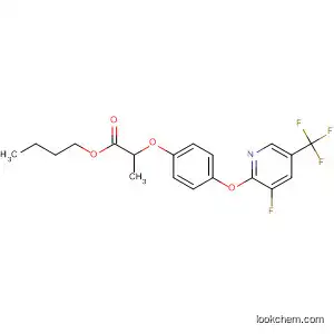 Molecular Structure of 89402-35-7 (Propanoic acid,
2-[4-[[3-fluoro-5-(trifluoromethyl)-2-pyridinyl]oxy]phenoxy]-, butyl ester)
