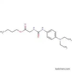 Molecular Structure of 89402-61-9 (Glycine, N-[[[4-(diethylamino)phenyl]amino]carbonyl]-, butyl ester)