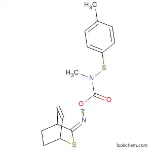 Molecular Structure of 89403-37-2 (2-Thiabicyclo[2.2.2]oct-5-en-3-one,
O-[[methyl[(4-methylphenyl)thio]amino]carbonyl]oxime)