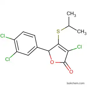 Molecular Structure of 89403-50-9 (2(5H)-Furanone, 3-chloro-5-(3,4-dichlorophenyl)-4-[(1-methylethyl)thio]-)