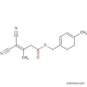 Molecular Structure of 89404-47-7 (3-Butenoic acid, 4,4-dicyano-3-methyl-,
(4-methyl-1,3-cyclohexadien-1-yl)methyl ester)