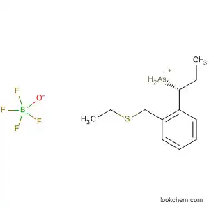Molecular Structure of 89404-87-5 (Arsonium, (ethylthio)methylphenylpropyl-, (R)-, tetrafluoroborate(1-))