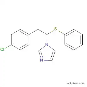 Molecular Structure of 89442-39-7 (1H-Imidazole, 1-[2-(4-chlorophenyl)-1-(phenylthio)ethyl]-)