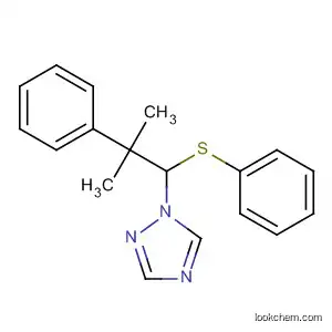 Molecular Structure of 89442-55-7 (1H-1,2,4-Triazole, 1-[2-methyl-2-phenyl-1-(phenylthio)propyl]-)