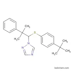 Molecular Structure of 89442-67-1 (1H-1,2,4-Triazole,
1-[1-[[4-(1,1-dimethylethyl)phenyl]thio]-2-methyl-2-phenylpropyl]-)