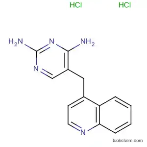 Molecular Structure of 89446-42-4 (2,4-Pyrimidinediamine, 5-(4-quinolinylmethyl)-, dihydrochloride)