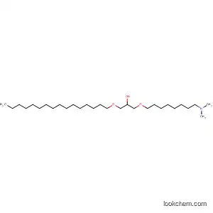 Molecular Structure of 89449-14-9 (2-Propanol, 1-[[8-(dimethylamino)octyl]oxy]-3-(hexadecyloxy)-)