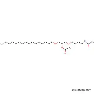 Molecular Structure of 89449-17-2 (Acetamide, N-[4-[2-(acetyloxy)-3-(hexadecyloxy)propoxy]butyl]-)