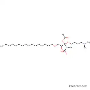 Molecular Structure of 89449-23-0 (2-Propanol, 1-[4-(dimethylamino)butoxy]-3-(hexadecyloxy)-,
methylcarbamate (ester))