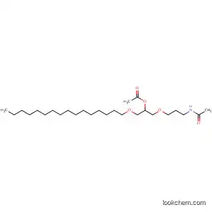 Molecular Structure of 89449-41-2 (Acetamide, N-[3-[2-(acetyloxy)-3-(hexadecyloxy)propoxy]propyl]-)