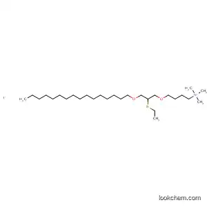 Molecular Structure of 89449-59-2 (1-Butanaminium,
4-[2-(ethylthio)-3-(hexadecyloxy)propoxy]-N,N,N-trimethyl-, iodide)