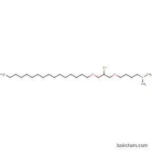 Molecular Structure of 89449-67-2 (2-Propanethiol, 1-[4-(dimethylamino)butoxy]-3-(hexadecyloxy)-)