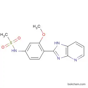 Molecular Structure of 89454-36-4 (Methanesulfonamide,
N-[4-(1H-imidazo[4,5-b]pyridin-2-yl)-3-methoxyphenyl]-)