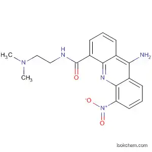 Molecular Structure of 89459-49-4 (4-Acridinecarboxamide, 9-amino-N-[2-(dimethylamino)ethyl]-5-nitro-)