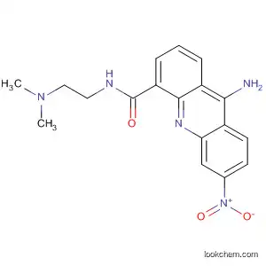 Molecular Structure of 89459-54-1 (4-Acridinecarboxamide, 9-amino-N-[2-(dimethylamino)ethyl]-6-nitro-)