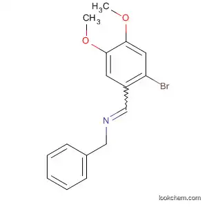 Molecular Structure of 89525-46-2 (Benzenemethanamine, N-[(2-bromo-4,5-dimethoxyphenyl)methylene]-)