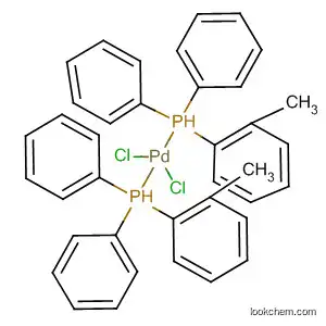 Molecular Structure of 89529-28-2 (Palladium, dichlorobis[(methylphenyl)diphenylphosphine]-)