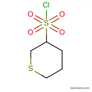 Molecular Structure of 89555-80-6 (2H-Thiopyran-3-sulfonyl chloride, tetrahydro-, 1,1-dioxide)