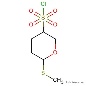 Molecular Structure of 89555-89-5 (2H-Thiopyran-3-sulfonyl chloride, tetrahydro-6-methyl-, 1,1-dioxide)
