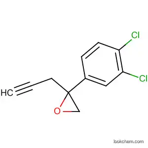 Molecular Structure of 89571-43-7 (Oxirane, 2-(3,4-dichlorophenyl)-2-(2-propynyl)-)
