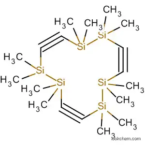 Molecular Structure of 89571-48-2 (1,2,5,6,9,10-Hexasilacyclododeca-3,7,11-triyne,
1,1,2,2,5,5,6,6,9,9,10,10-dodecamethyl-)