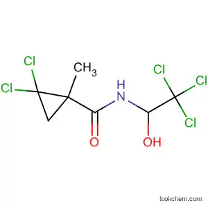 Molecular Structure of 89571-63-1 (Cyclopropanecarboxamide,
2,2-dichloro-1-methyl-N-(2,2,2-trichloro-1-hydroxyethyl)-)