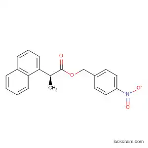 Molecular Structure of 89576-87-4 (2-Naphthaleneacetic acid, a-methyl-, (4-nitrophenyl)methyl ester, (S)-)
