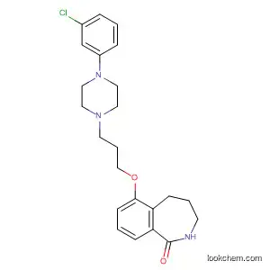 Molecular Structure of 89623-52-9 (1H-2-Benzazepin-1-one,
6-[3-[4-(3-chlorophenyl)-1-piperazinyl]propoxy]-2,3,4,5-tetrahydro-)