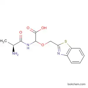 Molecular Structure of 89625-86-5 (Glycine, N-L-alanyl-2-(2-benzothiazolylmethoxy)-)