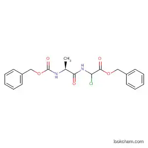 Molecular Structure of 89626-04-0 (Glycine, 2-chloro-N-[N-[(phenylmethoxy)carbonyl]-L-alanyl]-,
phenylmethyl ester)