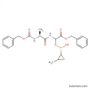Molecular Structure of 89626-05-1 (Glycine,
2-[[hydroxy(3-methyloxiranyl)phosphino]oxy]-N-[N-[(phenylmethoxy)carb
onyl]-L-alanyl]-, phenylmethyl ester)