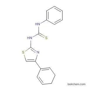 Molecular Structure of 89652-18-6 (Thiourea, N-(4,5-dihydro-4-phenyl-2-thiazolyl)-N'-phenyl-)