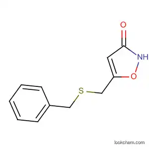 Molecular Structure of 89660-73-1 (3(2H)-Isoxazolone, 5-[[(phenylmethyl)thio]methyl]-)