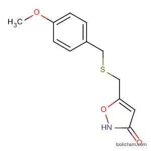 Molecular Structure of 89660-81-1 (3(2H)-Isoxazolone, 5-[[[(4-methoxyphenyl)methyl]thio]methyl]-)