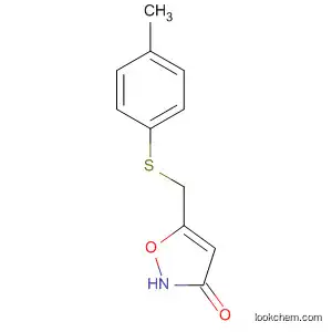Molecular Structure of 89660-87-7 (3(2H)-Isoxazolone, 5-[[(4-methylphenyl)thio]methyl]-)