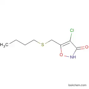 Molecular Structure of 89660-95-7 (3(2H)-Isoxazolone, 5-[(butylthio)methyl]-4-chloro-)