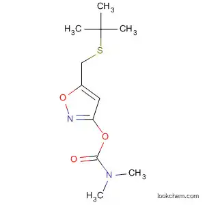 Molecular Structure of 89661-31-4 (Carbamic acid, dimethyl-, 5-[[(1,1-dimethylethyl)thio]methyl]-3-isoxazolyl
ester)