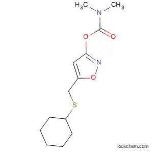 Molecular Structure of 89661-33-6 (Carbamic acid, dimethyl-, 5-[(cyclohexylthio)methyl]-3-isoxazolyl ester)